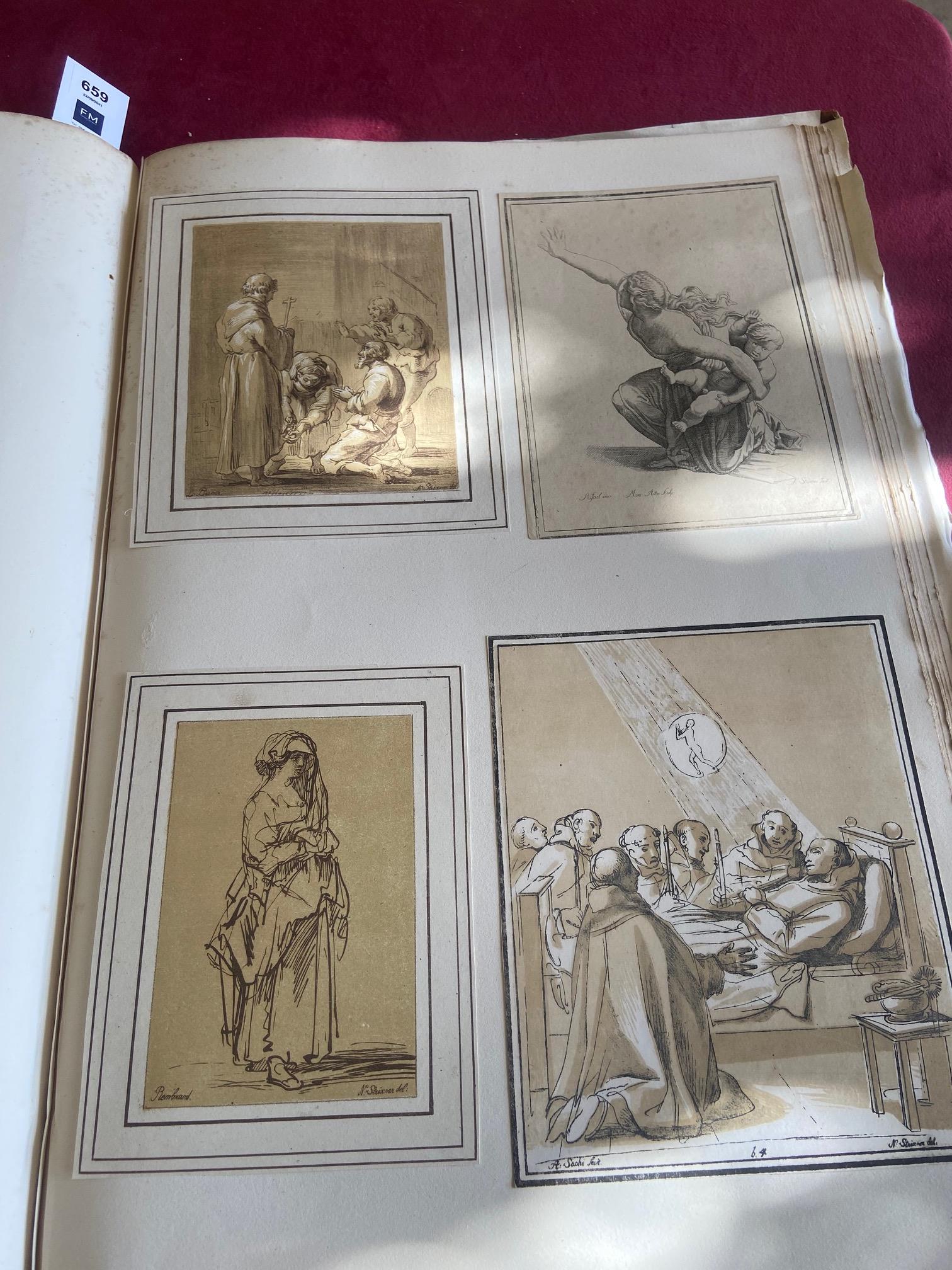 Album of Antique Engraved Portraits.ÿÿ A large Atlas folio Album containing over 125 engd. & litho - Image 7 of 22