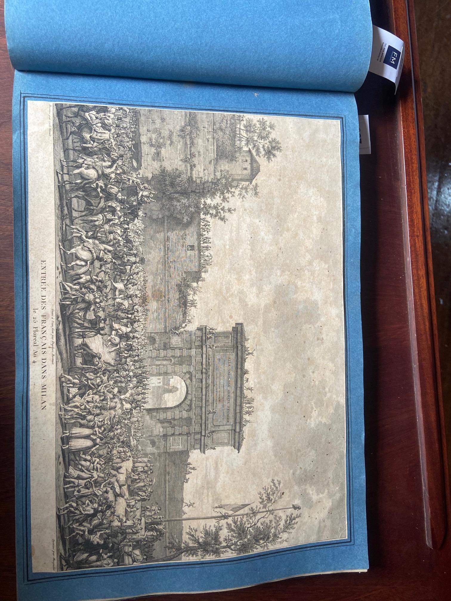 Scrap Album:ÿÿA very large oblong folio Album of Continental Views, mostly, over 110 litho and - Image 6 of 20