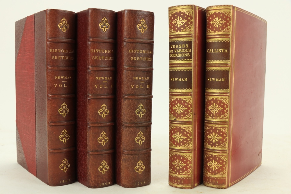 Newman (St. John Henry) Historical Sketches, 3 vols. Lond. (Longmans Green & Co.) 1901 - 1899., A.