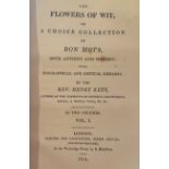 Kett (Rev. H.)ÿThe Flowers of Wit, or A Choice Collectionÿof Bon Mots,.. 2 vols. 12mo L. 1814. Hf.
