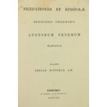 With A.L.s. from the Authorÿ Bibliography: Botfield (Beriah)ÿPrefaces to the First Editions of the