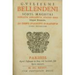 Bellenden (Wm.) Scoti -  De Tribus Luminibus Romanorum Libri Sex-Decim, Folio Paris (T. du Bray)