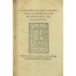 Giunta Editionÿ Ovid:ÿÿP.O. Nasonis Metamorphoseos Libri XV Nunc Primum in Lucem Dati