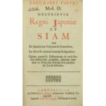 Vareni (Bernhardi)Med. D.ÿDescriptio Regni Japoniae et Siam, Item De Japoniorum Religione &