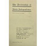 The First Dail O'Connor (Fergus) Publisher. The Declaration of Irish Independence Official English