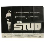 Cinema Poster:  The Stud, [1978] starring Joan Collins and Oliver Tobias, directed by Quentin