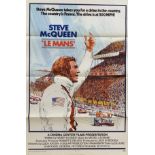 Cinema Poster:  "Le Mans, 1971" an original US 1 sheet Poster for the Steve McQueen Formula 1 Racing