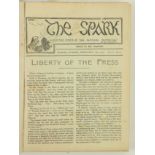 Rare Complete File Periodical: Dalton (Ed.)ed. The Spark, Keeps the Fire of the Nation Burning. Vol.
