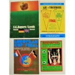 Soccer:  European Cup 1970's, a collection of four Official Match Programmes for Finals between: *