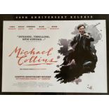 Cinema Poster:  "Michael Collins, 2016" original UK Quad, re-release double sided & rolled for the