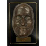After Paul Spech, Switzerland (1896-1966)  (Joyce (James)) A bronze cast Model of the Death Mask