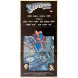 Cinema Poster:  "Superman the Movie, 1978" an original Australian daybill Poser for the classic 1978