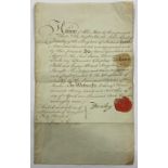 Irish Cricketing Earl Appoints a Chaplain, 1789  Co. Meath: Declaration by John, Earl of Darnley,