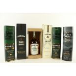 Whiskey [Irish]  Bushmills Triple Distilled aged 10 years (boxed) 2 bottles; Black Bush Bushmills
