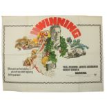 Cinema Poster:  Winning, [1969] starring Paul Newman, Joanne Woodward, Robert Wagner, directed by