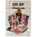 Cinema Poster: [James Bond] "Live and Let Die, 1973" an original South African 1 Sheet Poster for