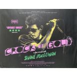 Cinema Poster:  "Crock of Gold: a Few Rounds with Shane MacGowan, 2020" an original rare UK quad
