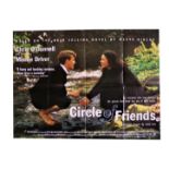 Cinema Poster:  "Circle of Friends," [1995], starring Chris O'Donnell and Minnie Driver, (based on