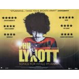 Cinema Poster:  "Phil Lynott: Songs for While I'm Away, 2020," an original rare Ireland/UK quad