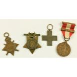 Medals: World War I & others, Connaught Rangers [Dillon (Pte. W.)] a 1914 - 15 (George V) Medal