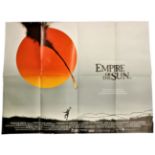 Cinema Poster:  "Empire of the Sun," starring John Malkovich, Miranda Richardson, Christian Bale,