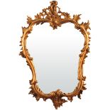 SPECCHIERA IN LEGNO SCOLPITO E DORATO-MIRROR IN CARVED AND GOLDEN WOOD