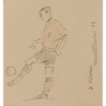 RENATO TOSINI (1926/2018) "Calciatore del Palermo"-"Palermo footballer"