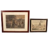 LOTTO DI DUE STAMPE- LOT OF TWO PRINTS