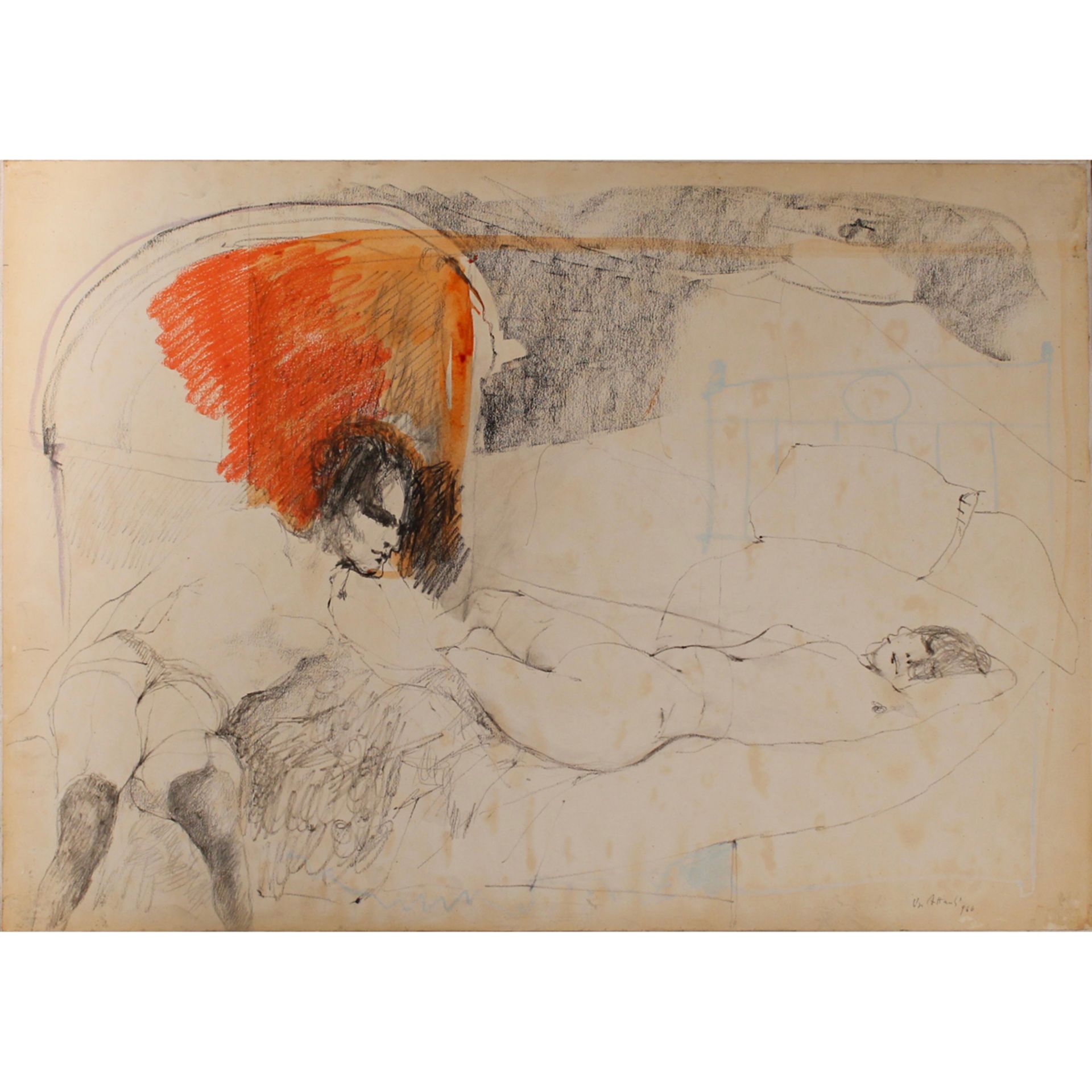 UGO ATTARDI (1923/2006) "Nudi di donne"-"Nudes of women"
