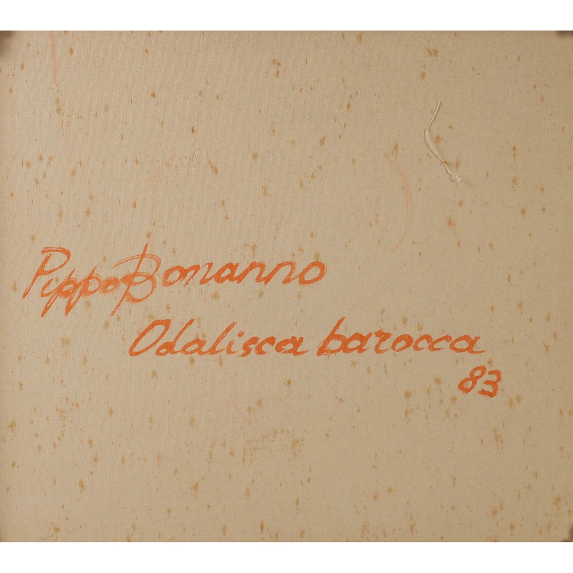 PIPPO BONANNO (1923/2017) “Odalisca barocca"-"Baroque Odalisque" - Image 2 of 2