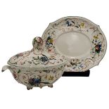 ZUPPIERA CON VASSOIO - TUREEN WITH TRAY