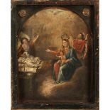 SCUOLA SICILIANA SECOLO XVIII “Scena Sacra“-SICILIAN SCHOOL 18th CENTURY "Sacred Scene"