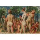 GIANBECCHINA (1909/2001) "Nudi di donne" - "Nudes of women"
