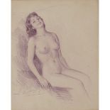 ANTONIO CUTINO (1905/1984) "Nudo di donna"-"Nude of a woman"