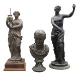 LOTTO DI TRE SCULTURE-LOT OF THREE SCULPTURES