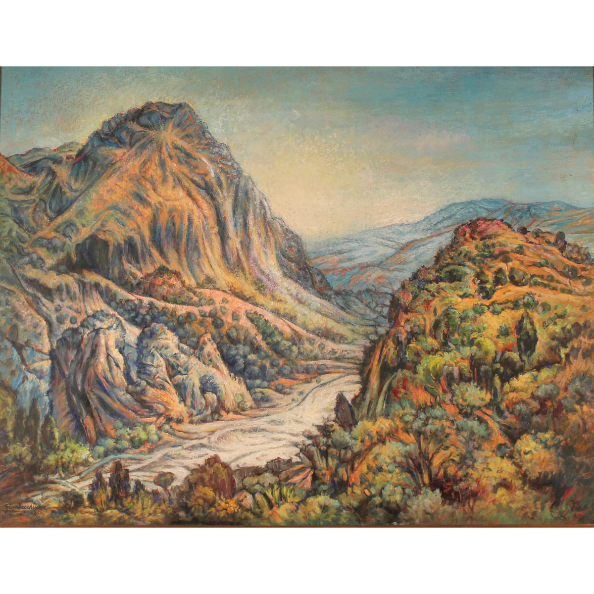 GIANBECCHINA (1909/2001) "La valle del rosmarino"-"The valley of rosemary"