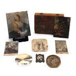 LOTTO DI PICCOLI DIPINTI, ACQUERELLI E STAMPE - LOT OF SMALL PAINTINGS, WATERCOLORS AND PRINTS