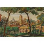 GIANBECCHINA (1909/2001) “Scorcio di città" - "Glimpse of the city"