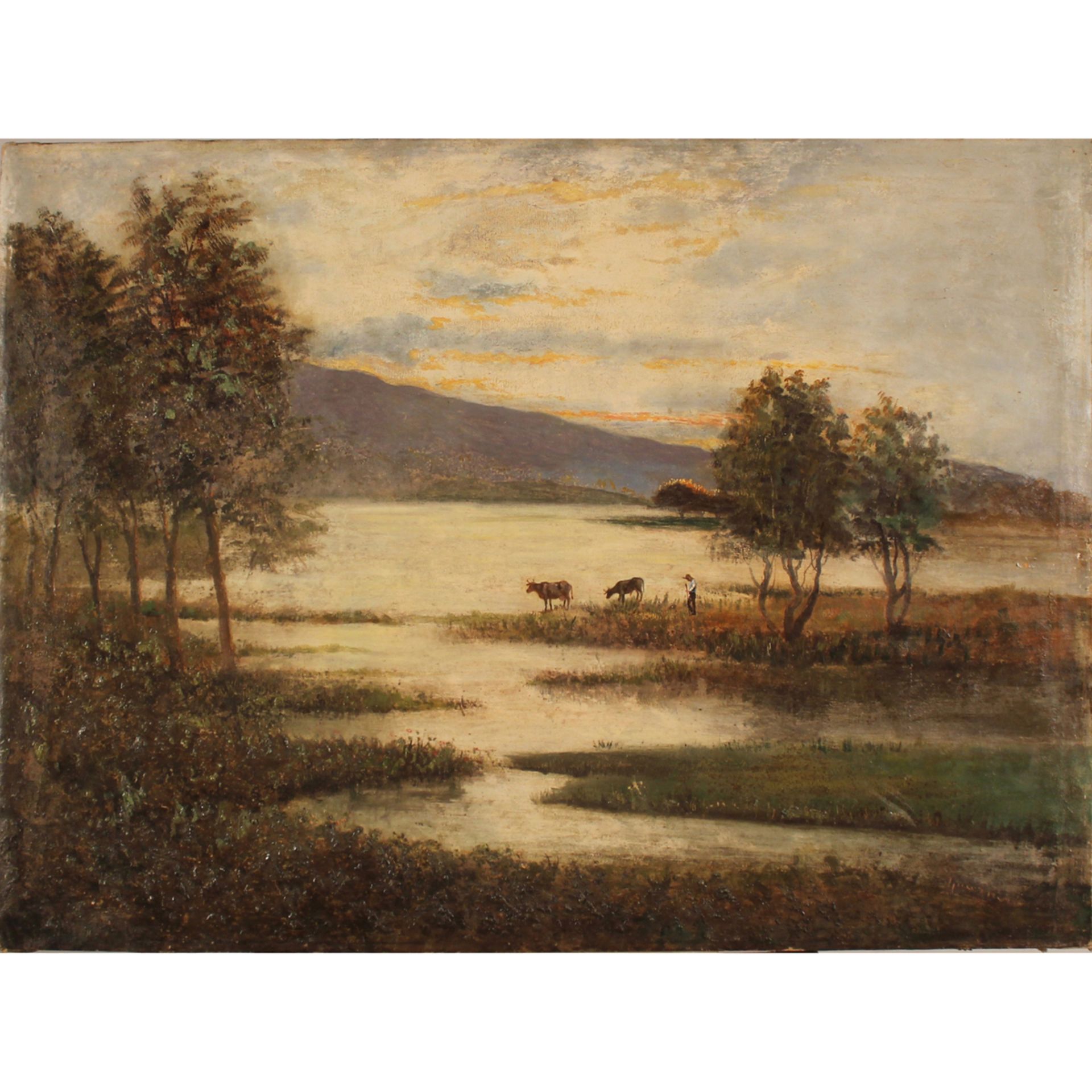 PAESAGGIO CON ARMENTI E FIGURA - LANDSCAPE WITH ARMENTS AND FIGURE