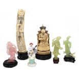 LOTTO DI SEI SCULTURE - LOT OF SIX SCULPTURES