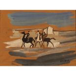 ALFONSO AMORELLI (1898/1969) "Passeggiata a cavallo" - "Horse ride"