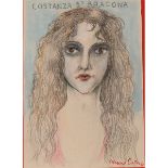 BRUNO CARUSO (1927/2018) "Costanza D'Aragona"