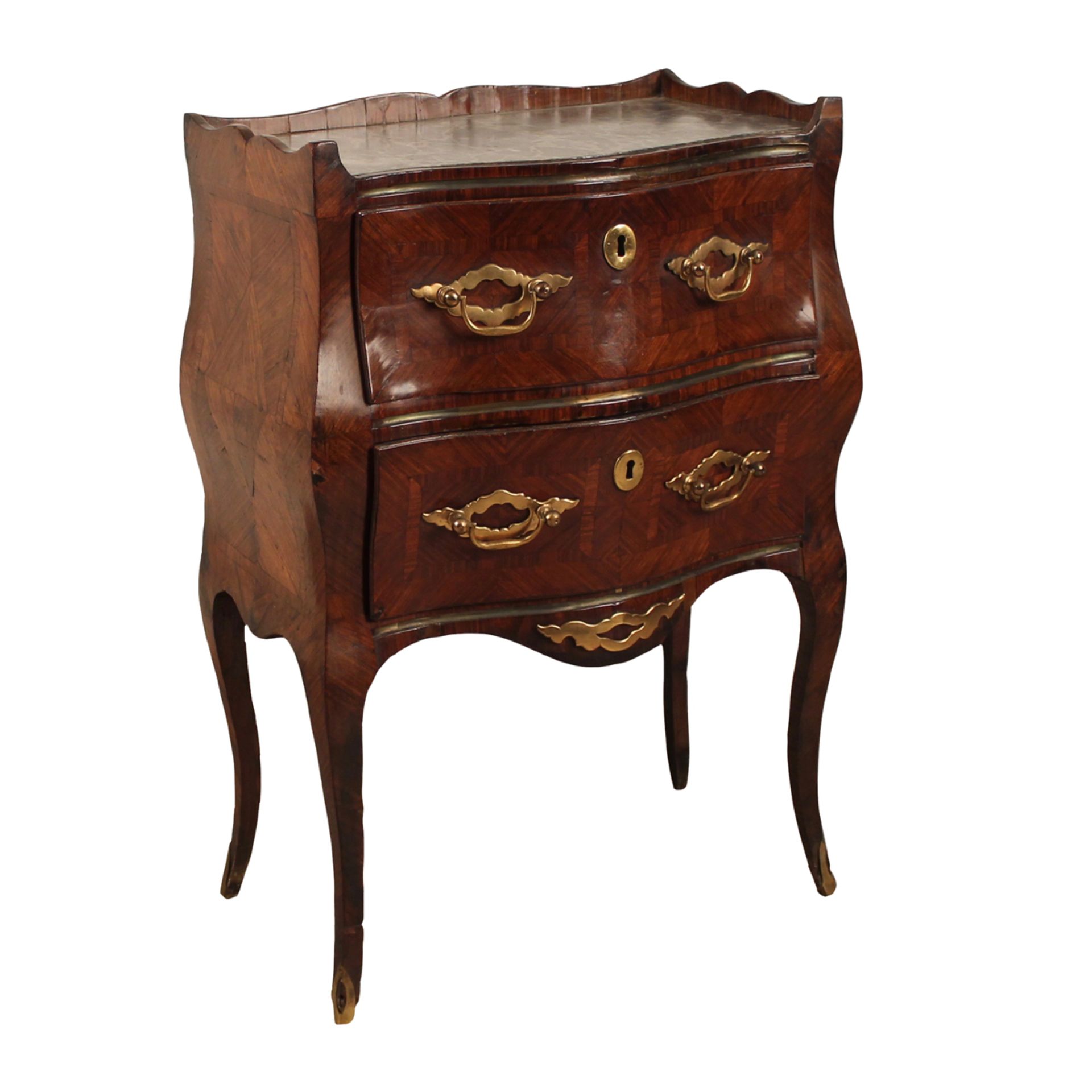 COMODINO A DUE CASSETTI - BEDSIDE TABLE WITH TWO DRAWERS - Image 2 of 3