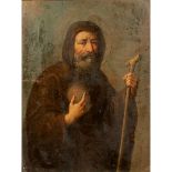 ARTISTA SICILIANO DEL SECOLO XVII "San Francesco di Paola"-SICILIAN ARTIST OF THE XVII CENTURY "San