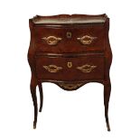 COMODINO A DUE CASSETTI - BEDSIDE TABLE WITH TWO DRAWERS