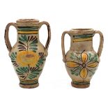 DUE VASI A DUE MANICI - TWO VASES WITH TWO HANDLES