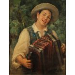 NICOLA BIONDI (1866/1929) "Musicante" - "Musician"