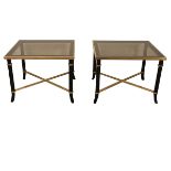 COPPIA DI TAVOLI BASSI - COUPLE OF LOW TABLES