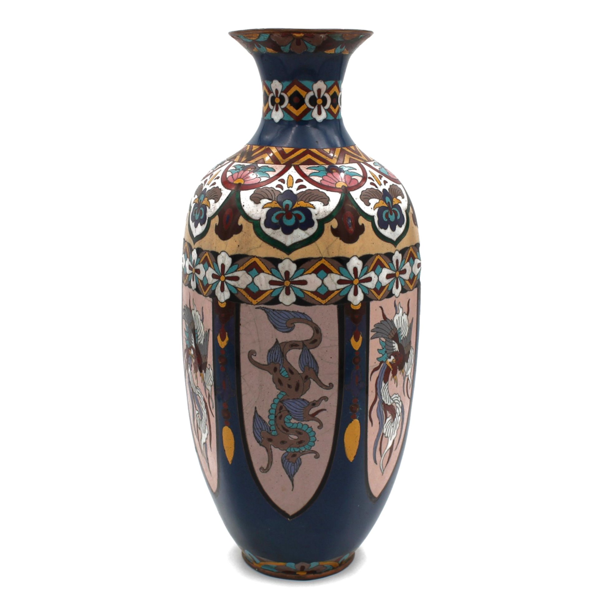 VASO CLOISONNÈ - VASE CLOISONNÈ