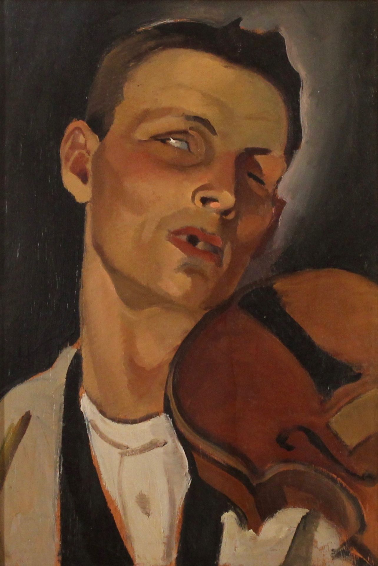 ALFONSO AMORELLI (1898/1969) "Il violinista" - "The violinist"